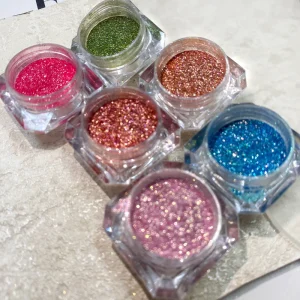 Cosmetic Grade 6-Color Pearl Diamond Shimmer Loose Glitter Eyeshadow Pigment for Nail Powder