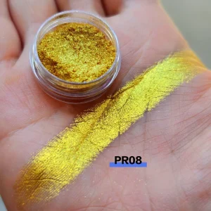 Cosmetic Grade Diamond High Chroma Pearlescent Pigment Powder For Eyeshadow Highlighter Makeup 1g