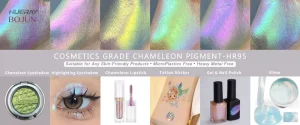 Cosmetic Grade Eco friendly Solvent Resistant Transparent Chameleon Powder Moonlight Aurora Pigment for Nail Art Make up