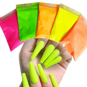 Cosmetic Grade Fluorescent Color Powder Nail Pigment and Dye for Nail Polish Art