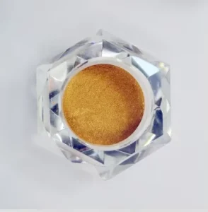 Cosmetic Grade Gold Pearl Pigment 10-60um Pearlescent Powder