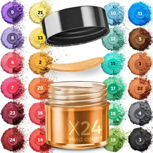 Cosmetic Grade Mica Powder Pigment for Lip Gloss Dyes Eye Shadow Makeup Colorful Pearl Pigment