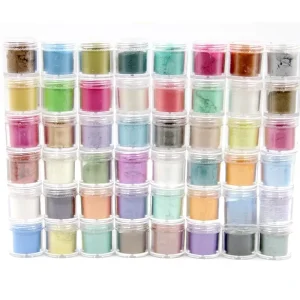 Cosmetic Grade Multicolour Natural Mica Powder Pigment Set
