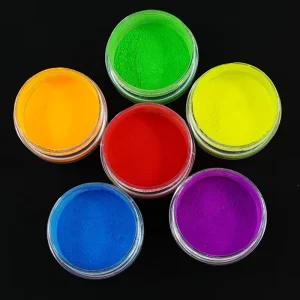 Cosmetic Grade Neon Pigment Powder Colorful Fluorescent Pigment Powder for Nail Art