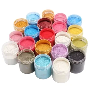Cosmetic Grade Pearl Mica Powder Pigment for Epoxy Resin, Nails, Soap, and Candle Making