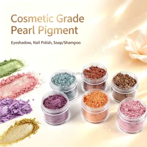 Cosmetic Grade Pearl Pigment Skin Safe Vibrant Colors Glittery Mica Powder Pigment for Lip Gloss Makeup Eye Soap Bath Gel Nail