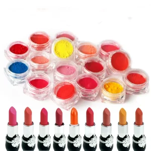 Cosmetic Grade Pigment Powder FD&C Red Rose Violet Orange Lipstick Pigment Powder