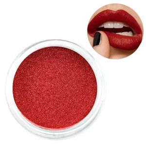 Cosmetic Grade Red Mica Pigment Powder for Lipstick, Lip Gloss, Eyeshadow, Blush, Soap, and Epoxy Crafts