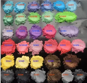 Cosmetic Grade Strong Colorant Pearl Mica Powder Pigment For Epoxy Resin Soap Making