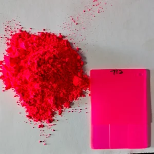Cosmetic Grade UV Reactive Neon Red Pigment Powder Z-12