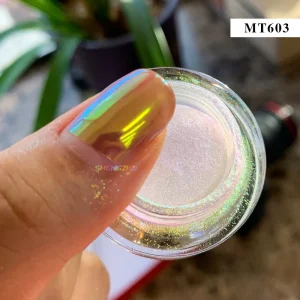 Cosmetic Iridescent Aurora Nail Powder Pigment for Nail Polish