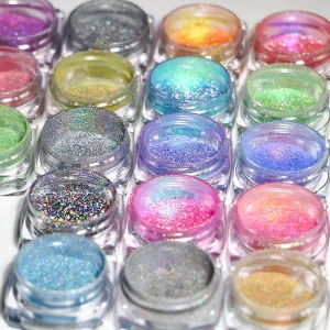 Cosmetic Multichrome Pastel Duo Stacks Pearl Powder Chrome Pigment Dark Chemical Based Water Based Long Lasting for Eye Shadow