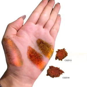 Cosmetic Pigment Orange Yellow Chameleon Pigment Custom Eyeshadow Powder Pigment for Makeup