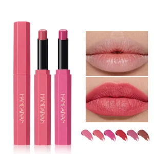 Cosmetic Products Custom Branded Lipstick Long Lasting Waterproof Silky Matte Velvet Highly Pigmented Lipstick 6 Color