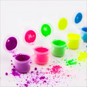 Cosmetic-Safe Neon UV Fluorescent Loose Pigment Powder for Acrylic Paint, Candles, Soap, and Resin