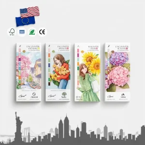 Creative Watercolor Coloring Book Printing with Perfect Binding Coated Paper Pigments for Graffiti Painting