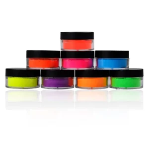 Cruelty Free High Pigment Loose Eyeshadow Powder Neon Shimmer Metallic Luminous Finish