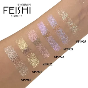 Cruelty Free Long lasting Colorful Powder Chrome Makeup Eyeshadow Chameleon Pigment Diamond Pigment