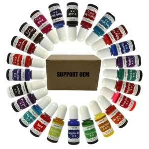 Crystal Transparent Highly Concentrated 24 Color Essence Pigment Resin Dye for Diy Crafts Jewelry Making