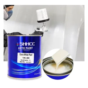 Crystal White Pearl 1K Car Paint Liquid Coating Pearl Series Mirror-Like Luster Effect