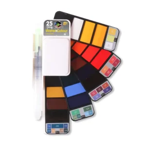 Custom 25 Pigments Acrylic Oil Watercolor Painting Palette Set for Kids
