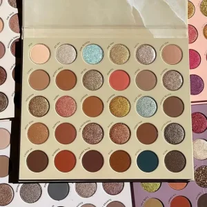 Custom Cardboard Eyeshadow Palette Private Label High Pigment Custom Eye Shadow Palette