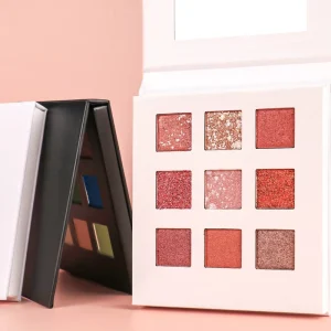 Custom Cardboard Eyeshadow Palette Private Label High Pigment Eye Shadow Palette