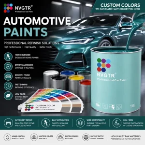 Custom Color Liquid Acrylic Car Paint High Gloss Auto Refinish Coating Automotive Paints Very High Quality 4K Automotive Paints