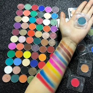 Custom Color Logo Eyeshadow Palette DIY 117 Colors High Pigment Glitter Matte Powder Mineral Eyeshadow Makeup