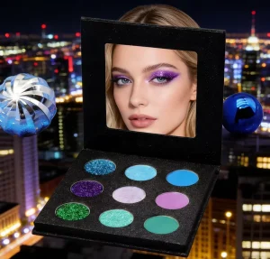 Custom DIY Empty Metallic Water Proof Single Dry Eyeshadow Palette DIY Private Label Eye Shadow Packaging Customizable