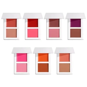 Custom Dual Blush Palette High Pigment Double Blush Palette Private Label Makeup Colo Blush Palette