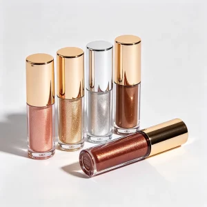 Custom Glitter Shimmer Liquid Eyeshadow High Pigment Fair Skin Long Lasting Smudge proof Quick Dry Vegan High Shine