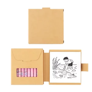 Custom Kids Coloring Book Set for Ages 5 to 7 Mini Kraft Paper Drawing Book
