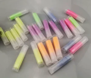Custom Labels Fluorescent Lipstick No Logo Halloween Black Lipstick Luminous Glow in the Dark Lipstick