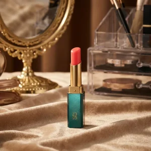 Custom Logo High Pigment Mineral Lipstick Long Lasting Waterproof Luxury Red 3.5g Regular Size MSDS Certified
