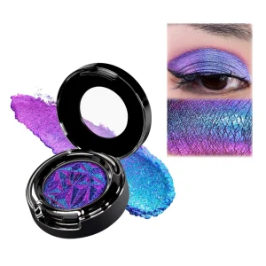 Custom Logo High Pigmented Multichrome Long Lasting Chameleon Single Eyeshadows Palette
