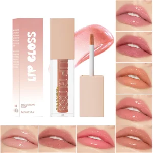 Custom Logo High Quality Cute Lip Gloss Waterproof Mineral Lipstick Liquid 5ml Net Shiny Colors Lip Glaze
