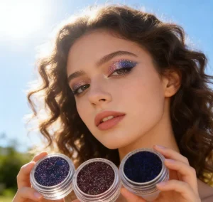 Custom Logo Single Makeup Glitter Eyeshadow Compact High Quality Long Lasting Waterproof Chameleon Eye Shadow Powder