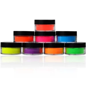 Custom Makeup Face Body Art Paint Supplies Mineral Metallic Powder Luminous Lasting Neon Fluorescent Eye Shadow