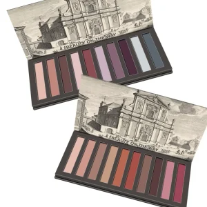 Custom Makeup Private Label Duochrome Chameleon Pigment Luminous Metallic Powder Eyeshadow Palette Waterproof Finish for Women