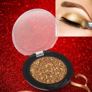 Custom Single Shining Stars Eyeshadow Palette Private Label High Pigment Pearlescent Sequin Monochrome Diamond Eye Shadow