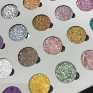 Custom Vegan Face Body Eye Highlighter Private Label Glitter Custom Eyeshadow Palette Makeup Glitter Eyeshadow