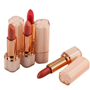 Custom logo High Quality High Pigment Lip Gloss Waterproof Long Lasting Red Velvet Texture Creamy Matte Lipstick
