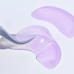 Custom logo Korean Round Flat Shield Lash Lift Step 1 Reusable Lash Lifting Mega Thin Silicone Pads Lash Lift Softening Rods