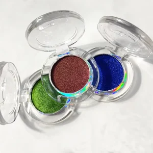 Customizable Logo Duochrom Chameleon Single Eyeshadow Makeup Metallic Finish Pigment Powder for Dark & Fair Skin Tones