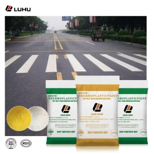 Customized Color Powder Coating Thermoplastic Road Reflective Strong Adhesion Traffic Line Marking Paint