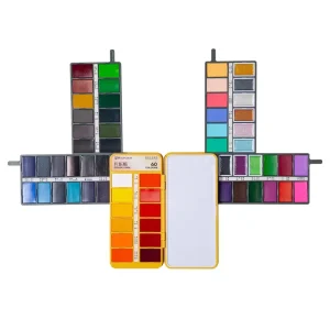 Customized Logo Bright 3ml Art Water Soluble Pigment Metal Watercolor Pigment Set