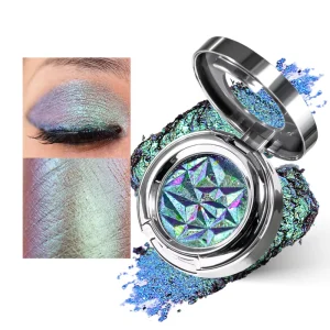 Customized Multichrome Eye Makeup Cosmetics High Pigment Pearlescent Powder Chameleon Eyeshadow
