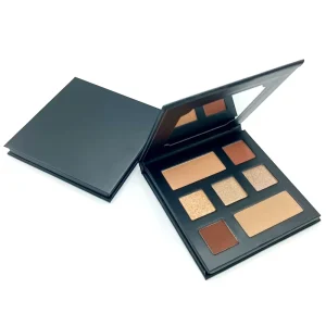 Customized Professional High Pigmented 9 Colors Eyeshadow and Blush Paper Palette Luxury Eye Shadow Cardboard Palette Cosmetics