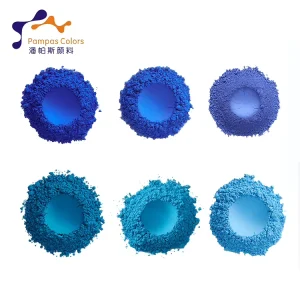 Customized Professional Shimmer Navy blue Glass Pigment Powder